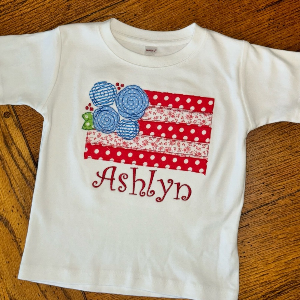 Customized embroidered shirt